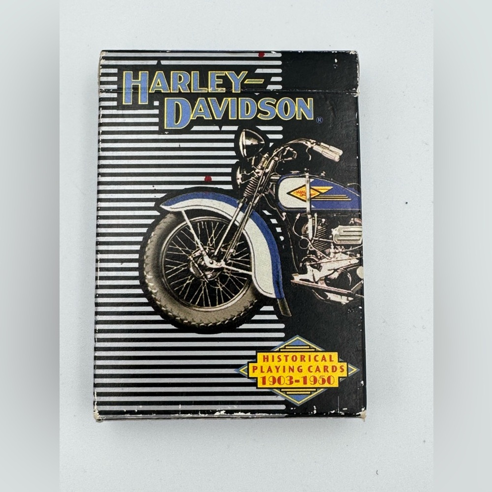 Vintage‎ Harley-Davidson Historical Playing Cards 1903-1950 Deck 1997 USA